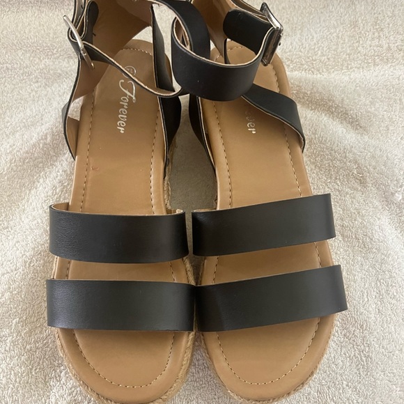 Forever Wedge Sandals - Picture 2 of 7